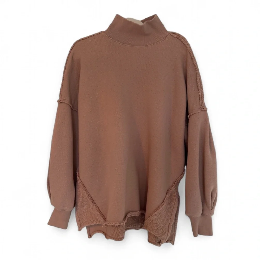 Free People We The Free Wonderful Oversized Pullover Winter Bloom S